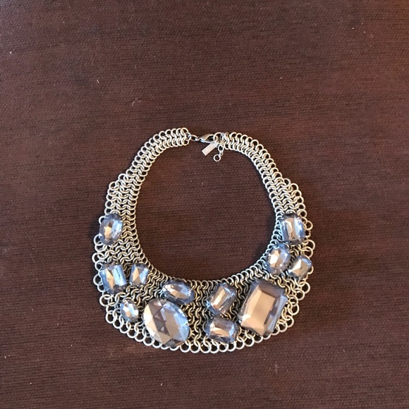 Jessica Simpson Crystal Bib Necklace - Picture 3 of 8